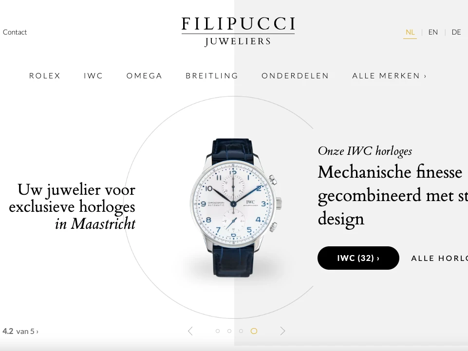 Filipucci Juweliers screenshot